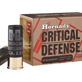 Hornady Critical Defense 12 Gauge Buckshot Ammo 2-3/4″