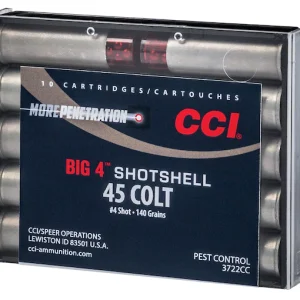 New CCI Big 4 Shotshell 45 Colt (Long Colt) Ammo 140 Grain Lead Shot 200 rounds