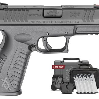 Springfield XDM 9mm 3.8 Full-Size Black Instant Gear Up Package with 5 Mags, Range Bag, Holster and Mag Pouch - Firearms - USA Glock Switch